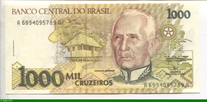 1000 Cruzeiros Candido Rondon * * * *