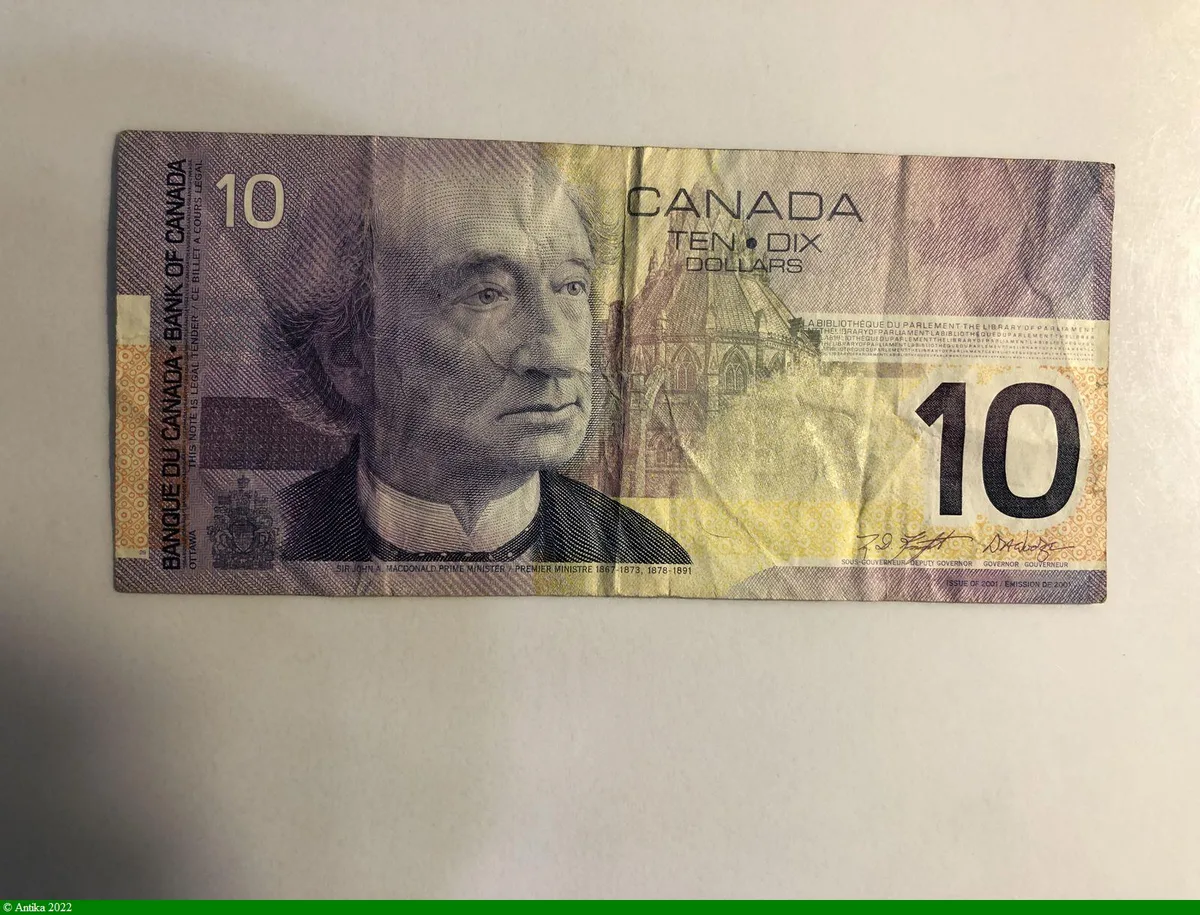 10 Dollars Sir John A.Mac Donald