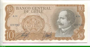 10 Escudos J.M Balmaceda * * * *