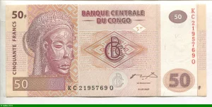 50 Francs Statuette & Village