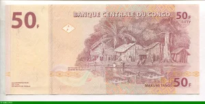 50 Francs Statuette & Village