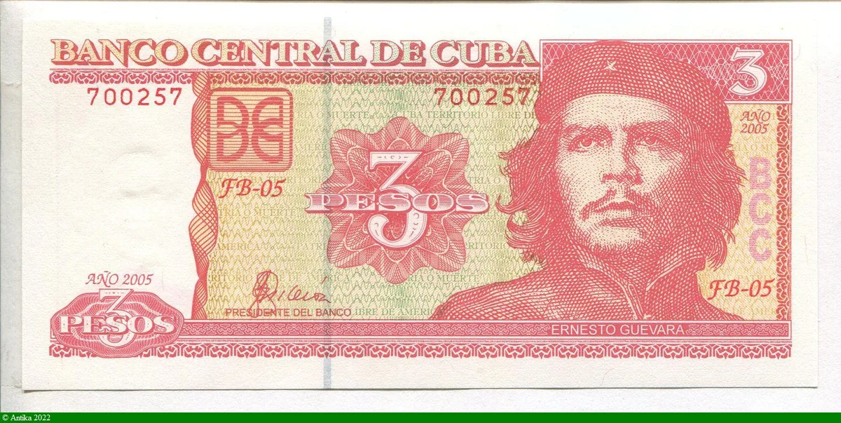 3 Pesos Che Guevarra * * *