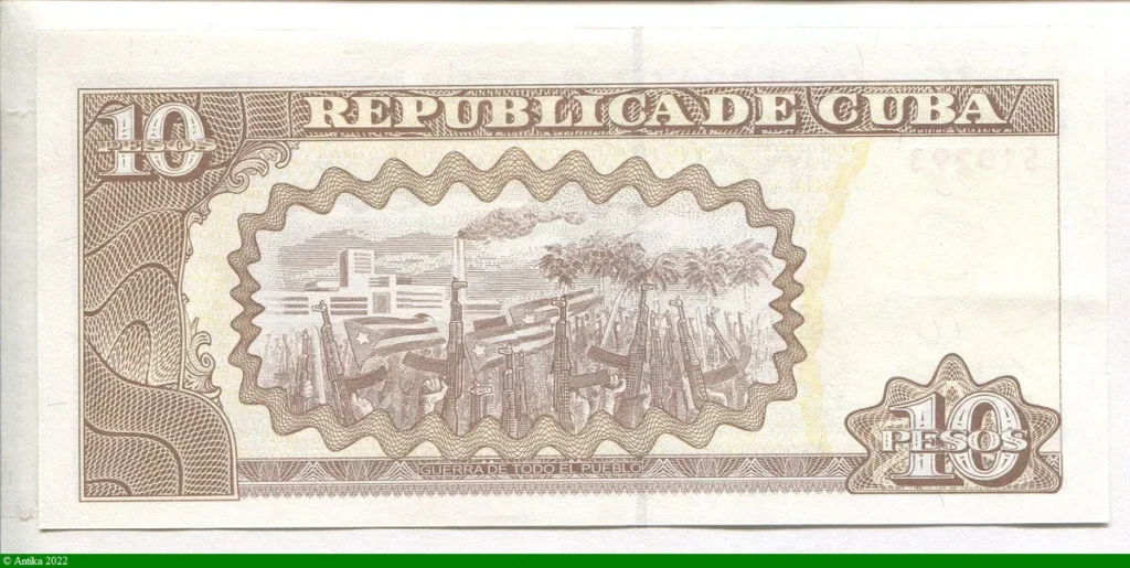 10 Pesos Maximo Gomez * * * *