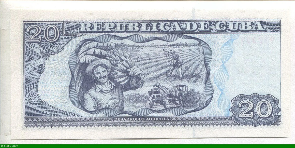 20 Pesos Camilo Cienfuegos