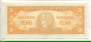 50 Pesos Calixto Garcia Iniguez * *