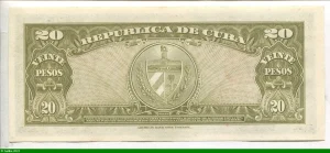 20 Pesos Antonio Maceo
