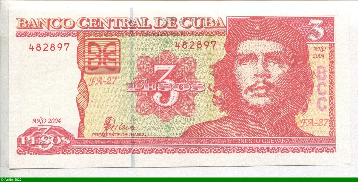 3 Pesos Che Guevarra * * *