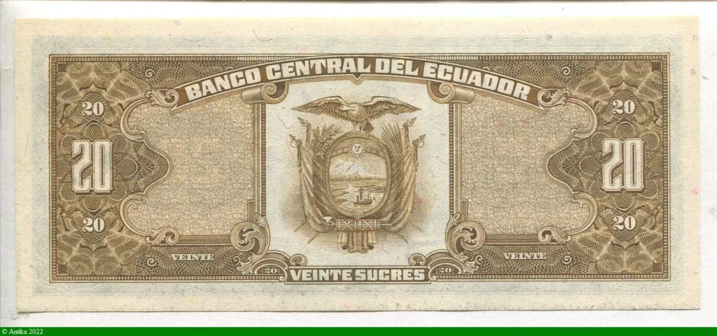 20 Sucres Compania de Jésus-Quito * * * PROMO
