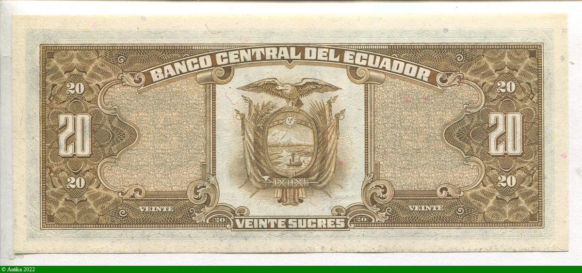 20 Sucres Compania de Jésus-Quito * * * PROMO