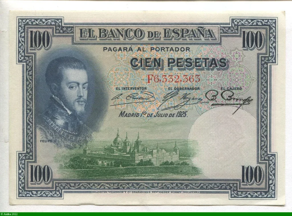 100 Pesetas Felipe II * * * * * PROMO