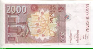 2000 Pesetas José Celestino Mutis