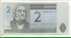 2 Krooni K.E Von Baer * *