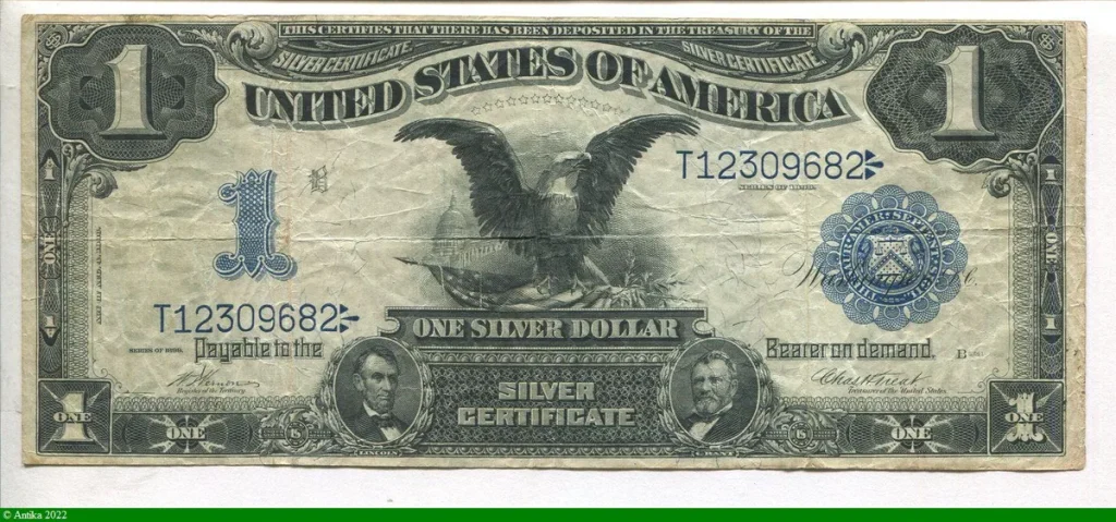 1 Dollar Silver Certificate Lincoln & U.Grant