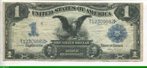 1 Dollar Silver Certificate Lincoln & U.Grant