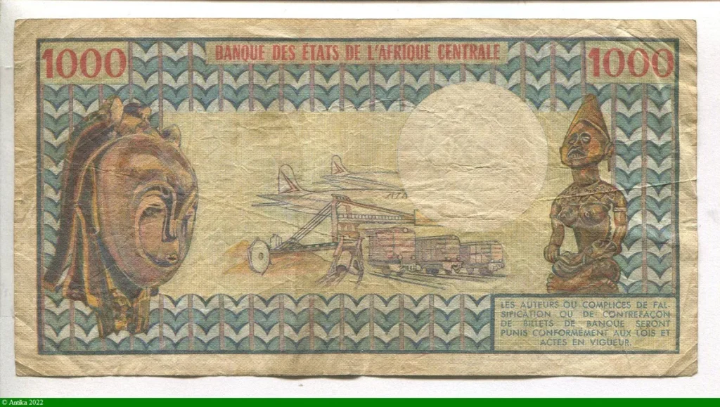 1000 Francs Omar Bongo