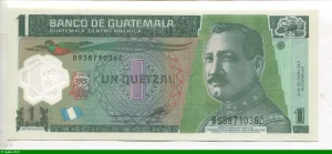 1 Quetzal Jose Maria Orellana, Président du Guatemala * *
