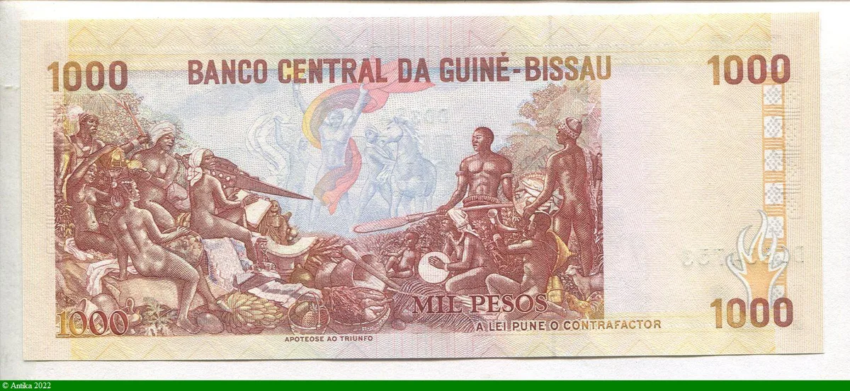 1000 Pesos Amilcar Cabral