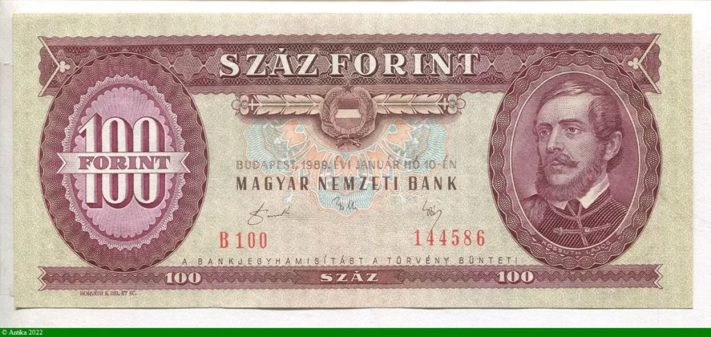 100 Forint Kossut Lajos