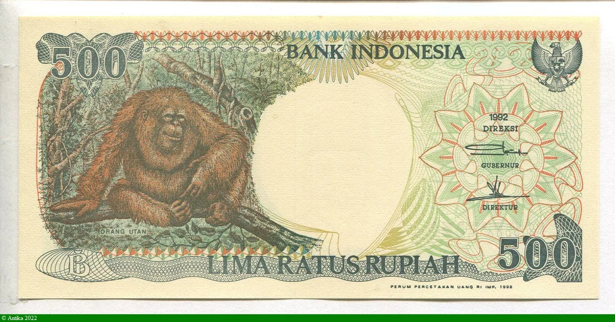 500 Rupiah Gorille * *