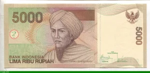 5000 Rupiah T.I Bonjol