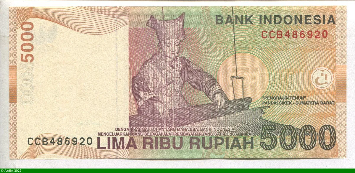 5000 Rupiah T.I Bonjol