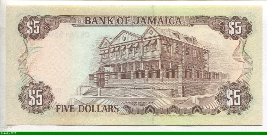 5 Dollars Norman Manley * * *