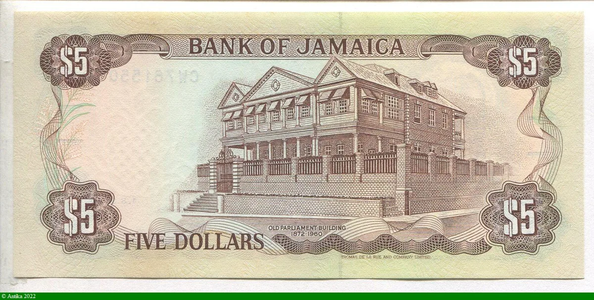 5 Dollars Norman Manley * * *