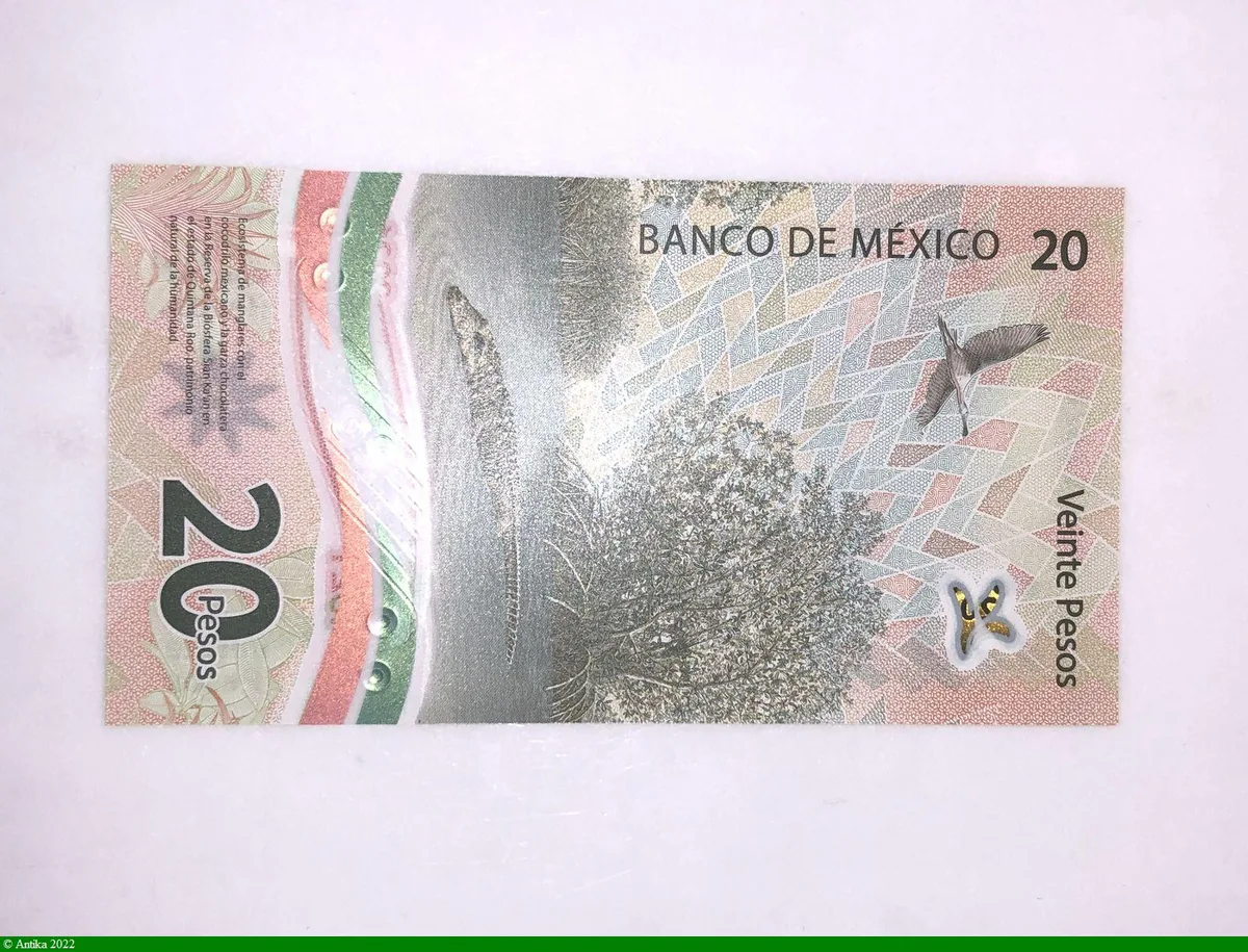 20 Pesos Commémoratif 200 ans Indépendance * * * * * * * * *