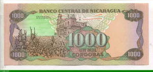 1000 Cordobas Général A.C Sandino * *