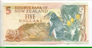 5 Dollars Sir Edmund Hillary & Mont Cook