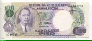 100 Piso M.Roxas & Banque Centrale