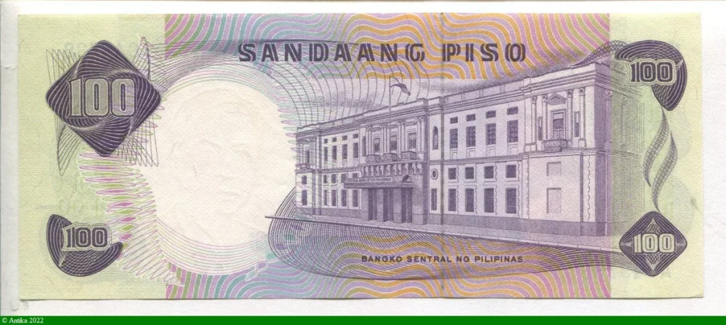 100 Piso M.Roxas & Banque Centrale