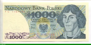 1000 Zlotych M.Copernic