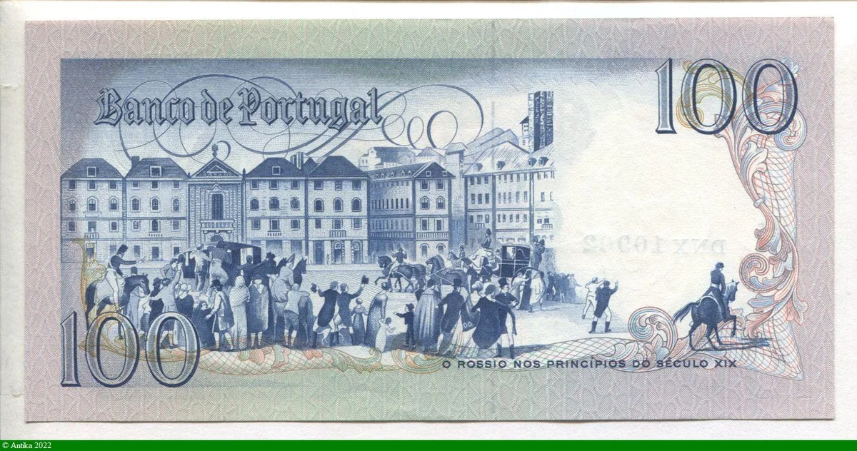 100 Escudos Manuel M. B. du Bocage