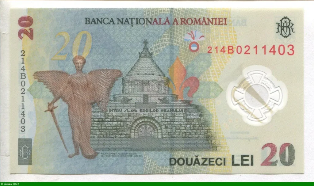 20 Lei Ecaterina Teodoroiu Polymère * * *