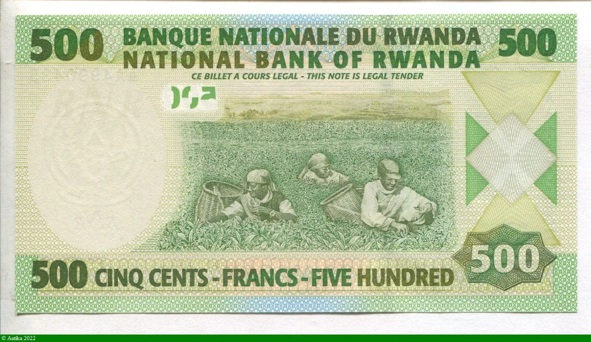 500 Francs Banque Centrale * * *