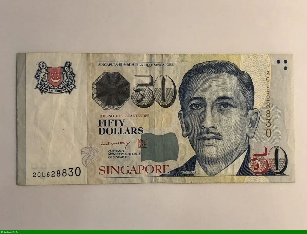 50 Dollars Portrait de Yusof bin Ishak & Instruments Musique Aucun Symbole