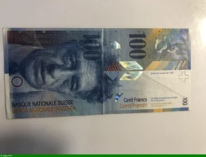 100 Francs Alberto Giacometti