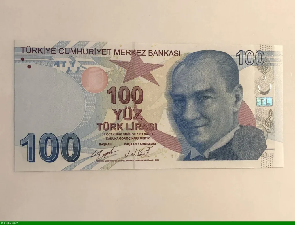 100 Lirasi Mustafa Kemal Atatürk PROMO Préfix F