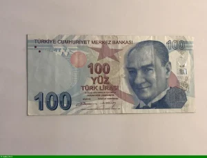 100 Lirasi Mustafa Kemal Atatürk & Itri Préfix B