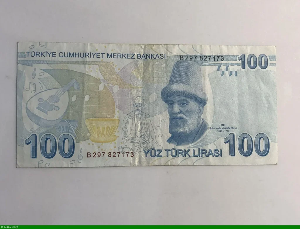 100 Lirasi Mustafa Kemal Atatürk & Itri Préfix B