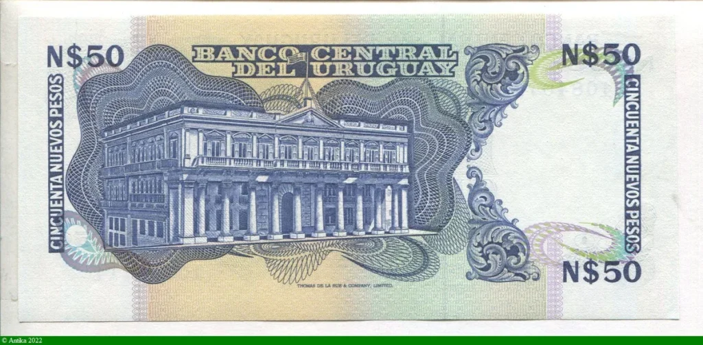 50 Nuevos Pesos Portrait de J.A. Artigas * * * * * *