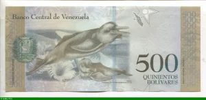 500 Bolivares F.de Mirandana * *