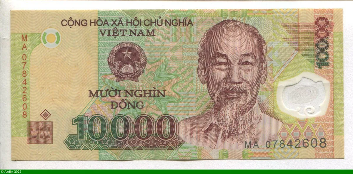 10000 Dong Ho Chi Minh