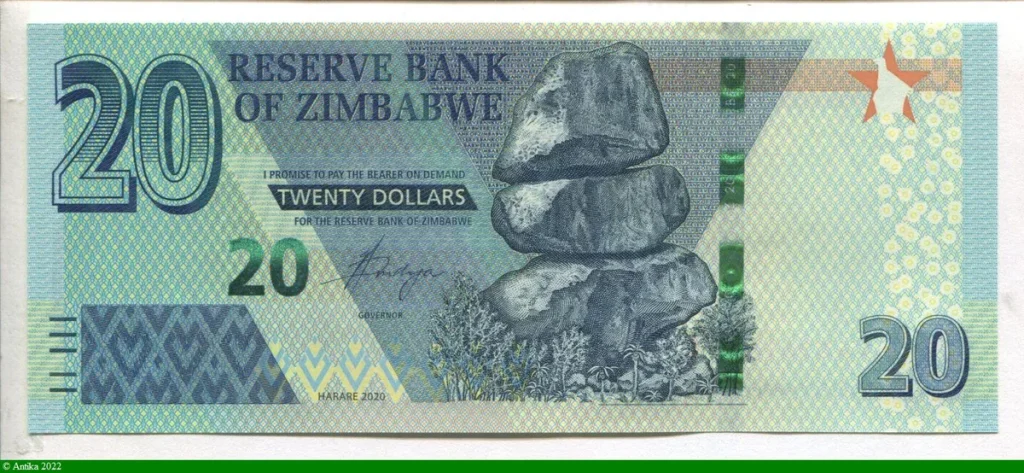 20 Dollars Roche de Chiremba * * * * * * * * *