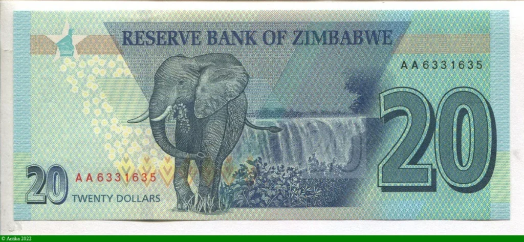 20 Dollars Roche de Chiremba * * * * * * * * *