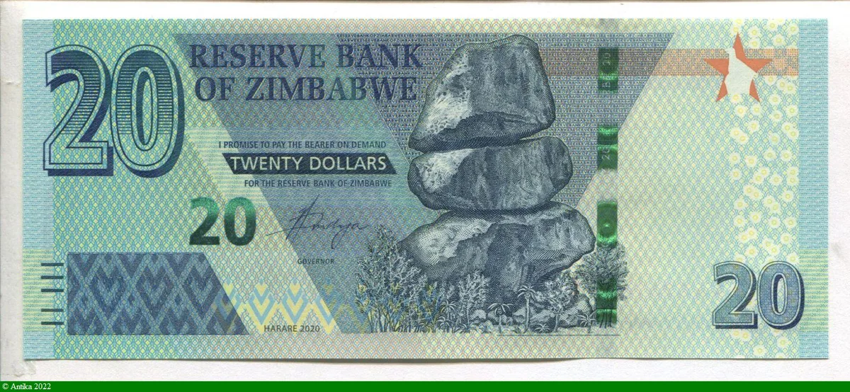 20 Dollars Roche de Chiremba * * * * * * * * *