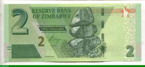 2 Dollars Roche de Chiremba * * * * * * * *