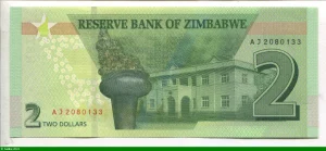 2 Dollars Roche de Chiremba * * * * * * * *