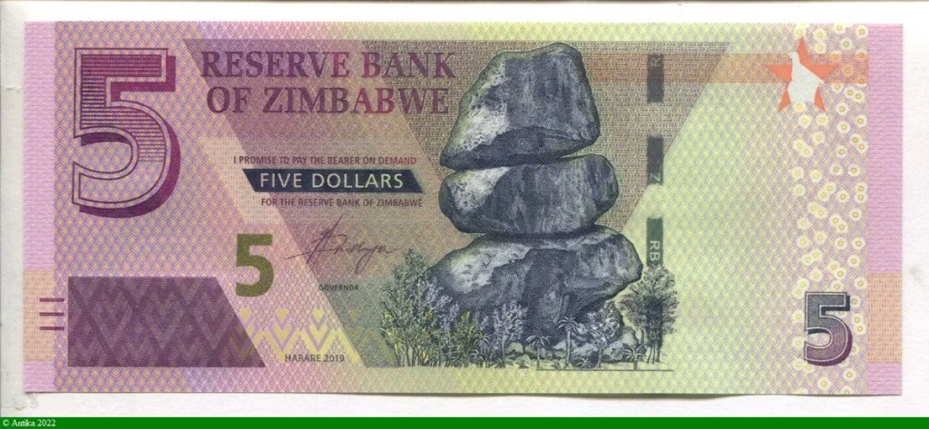 5 Dollars Roche de Chiremba * * * * * * * * *